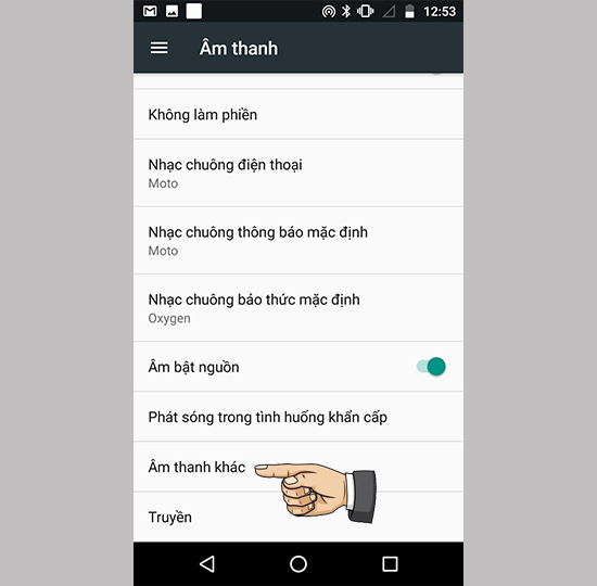 Tắt các âm thanh khác